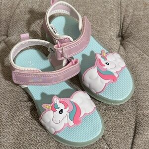 Carter's Pink Unicorn Kids Sandals